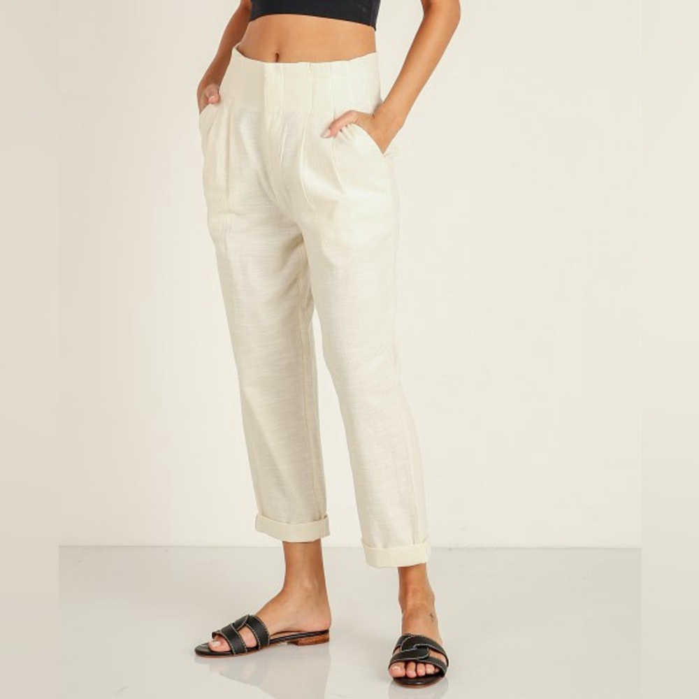 L Space Havana Ivory Pantβ Elegant Cream Women's Pants